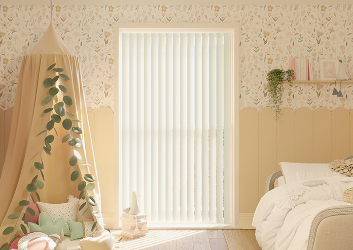 Mikardo (Blackout), Blended Cream - Vertical Blind - Image 3